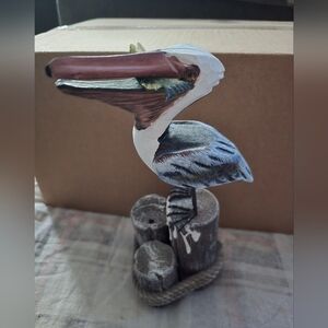 Nautical Pelican Beach Or Ocean Decor